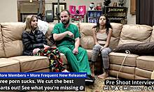 Daisy Bean Masturbates on Couch with Vibrator After Stepparents Leave