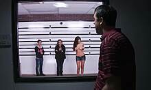 Perverted Detectives TAKE ROUGH ADVANTAGE Of The Girl Thief.