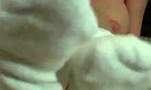 Incredible Blonde With Fake Tits Masturbates Intensely