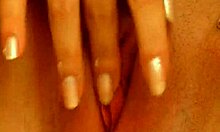 Horny guy paints seductive naked blonde teen body before intense blowjob and facial.