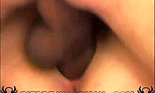 A home video of a sex-filled woman fornicating with two men