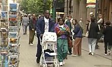 Exotic dancer satisfies huge schlong with deepthroat blowjob and facial