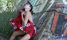 Wow, check that massive sexy tattoo on her pregnant teen belly!