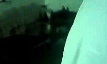 Passionate lover covers her big tits with kisses. 😘