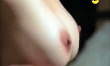 Sexy busty babe is getting her naughty pussy properly licked out 😍