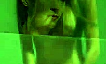 Are you ready to fuck anywhere, even in the bar toilet? the horny couple asks.