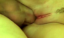trimmed pussy and mouth get penetrated