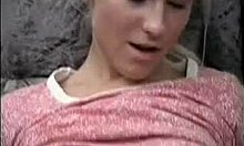 Passionate Blonde Licks Dildo While Her Man SCREWS Her Hard. Watch This Wild Teen in Action!