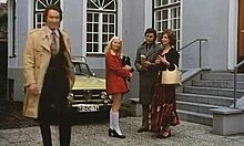 Two horny blonde lovers fuck intensely in the bedroom