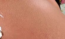 this girl enjoys food insertions during solo play