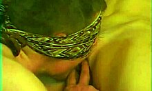 Blindfolded beauty anticipates tasting the hottest cock