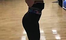 Buff Beauty Crystina Rossi Lifts Weights And Works Out Topless In The Gym.