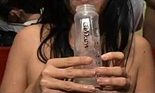 Open-minded brunette ready for her tasty cum lunch 😋