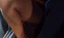 Lovely princess shares tasty treat in private car