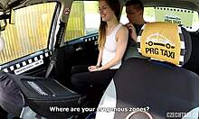 Cindy Shine gets fucked hard in the back of a taxi