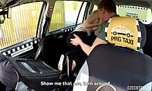Cindy Shine gets fucked hard in the back of a taxi