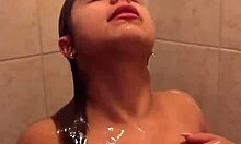 Girl Stretches Before Heading To Party In Car With Small Tits