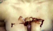 crystina rossi covrs herself in syurp