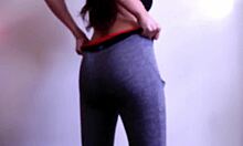 paige ashley seduces husband with big tits in wedding lingerie