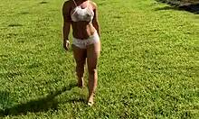 Crystina Rossi Shakes Her Bubble Butt Outdoors