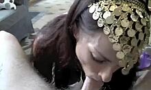 Check out seductive belly dancer Goldie McHawn stripping topless for me.