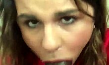 Crystina Rossi Demonstrates Blowjob Skills On Fake BBC