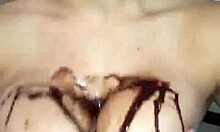 crystina rossi covrs herself in syurp