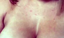 Busty Crystina Rossi poses fit and violates herself with a large toy until facial