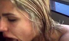 Crystina Rossi Delivers Sloppy BBC Blowjob with Wild Passion