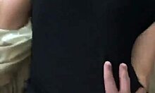 Crystina Rossi shows off her fitness posing in close-up