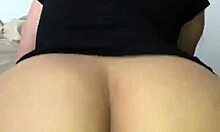 Crystina Rossi shows off her fitness posing in close-up