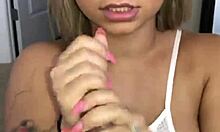 Crystina Rossi Demonstrates Handjob And Blowjob Skills In Interracial POV Sex