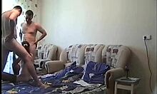 heels-clad gf opts for double dick action at once