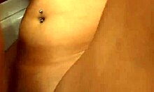 Nice looking beginner being screwed in the washroom