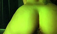 Round Booty Beauty Rides Big Fat Cock In POV, Sloppy Anal And Swallow