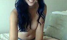 Grey Lingerie Camgirl Showing Off Perfect Body on Webcam