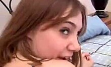 I'm blown away by this teen sucking skills up close