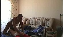 Seductive Girlfriend Enjoys Swing Action In Stockings