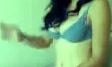 Grey Lingerie Camgirl Showing Off Perfect Body on Webcam