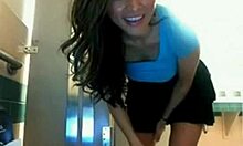 Man, this skirt-wearin teen 18+... hottest amateur slut ever!