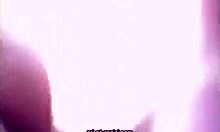 Short-haired blonde masturbates in the woods!