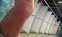 Naked Beauties Strut Sexy Bodies In Public Showers. Hidden Cam Captures Every Curve Of Their Big Asses In Stunning Detail.