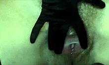 plump mature girlfriend with glasses masturbates on cam