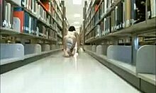 Dark-Haired Woman Crawls Outdoors On Webcam With A Toy