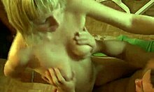 Hey, watch my blond GF ride a huge cock! 😍