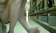 Dark-Haired Woman Crawls Outdoors On Webcam With A Toy