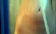 Amateur Babe Exposes Her Wet Cunt Under The Shower Spray