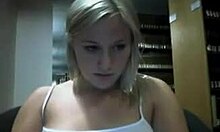 Hey, wanna watch this blond beauty screw her tight hole outdoors?