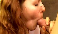 Hey, bushy hair teen beauty getting face-fucked hard sideways 😈