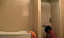 chubby mature babe shows off wet body in bathroom 😍